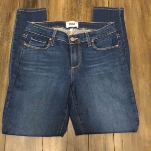 🌹 PAIGE VERDUGO ANKLE DARK JEANS 🌹